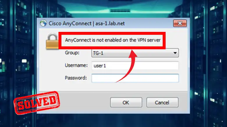 AnyConnect Is Not Enabled on The VPN Server