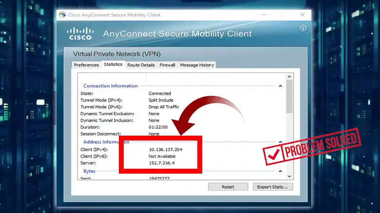 find ip address of connected device cisco switch